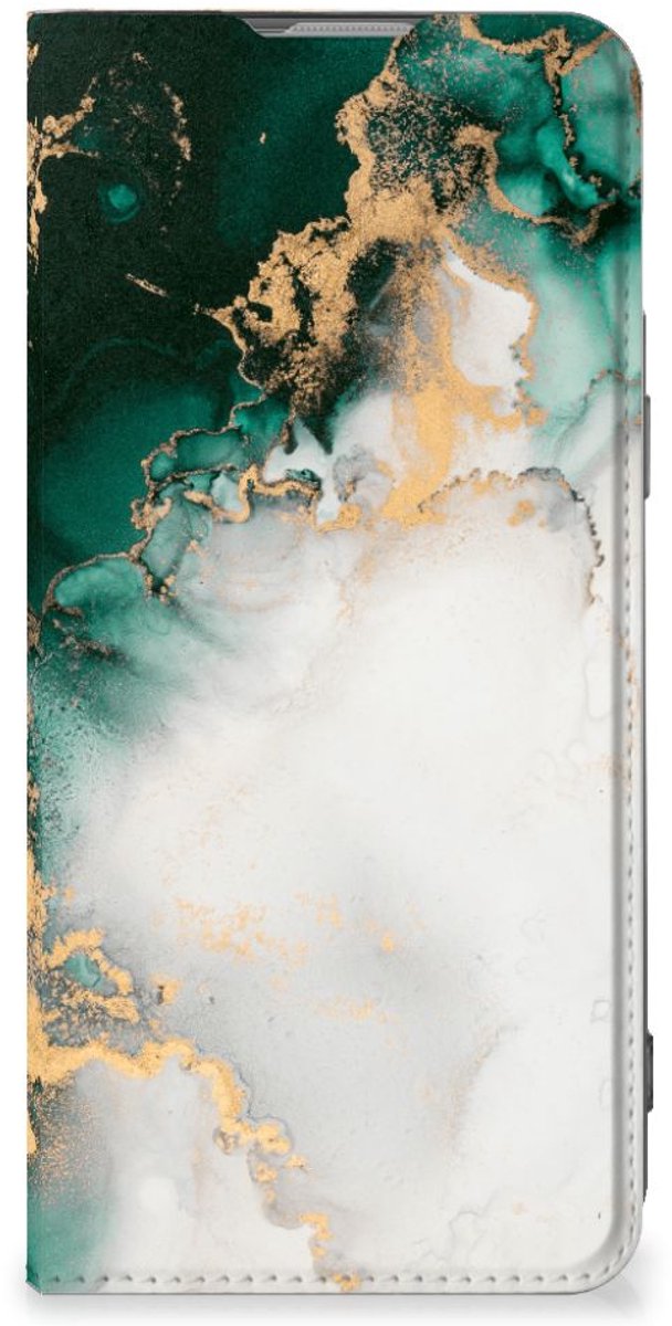 Standcase voor OnePlus Nord 2T Marmer Groen