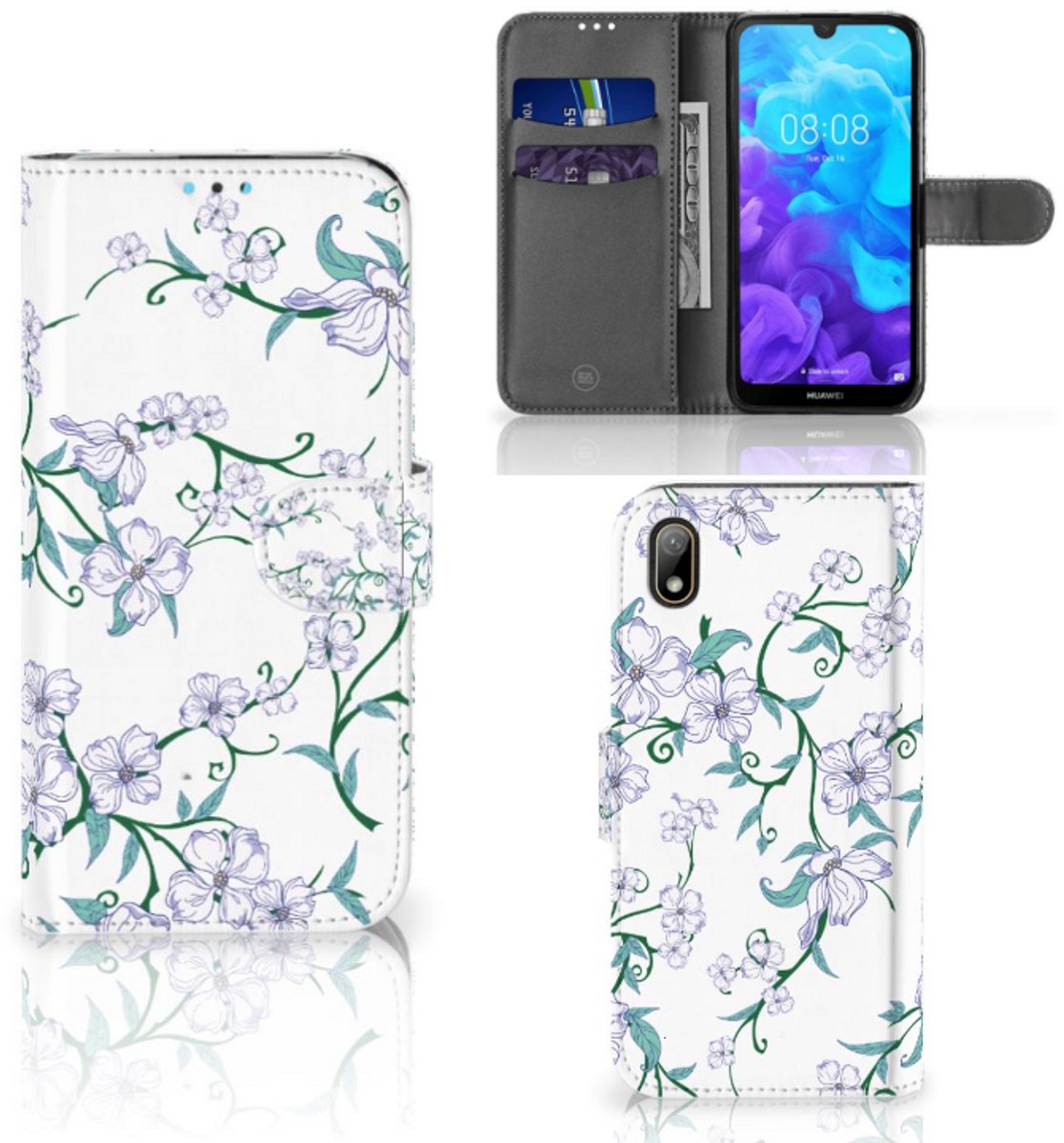 Huawei Y5 (2019) Uniek Hoesje Blossom White