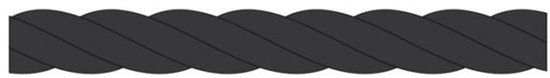 Superlene 28mm zwart