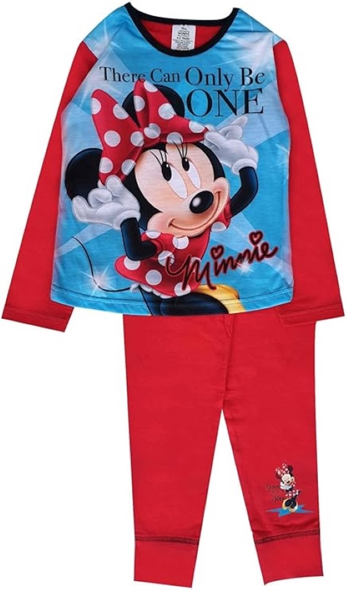 Minnie Mouse Pyjama - Disney - rood met blauw