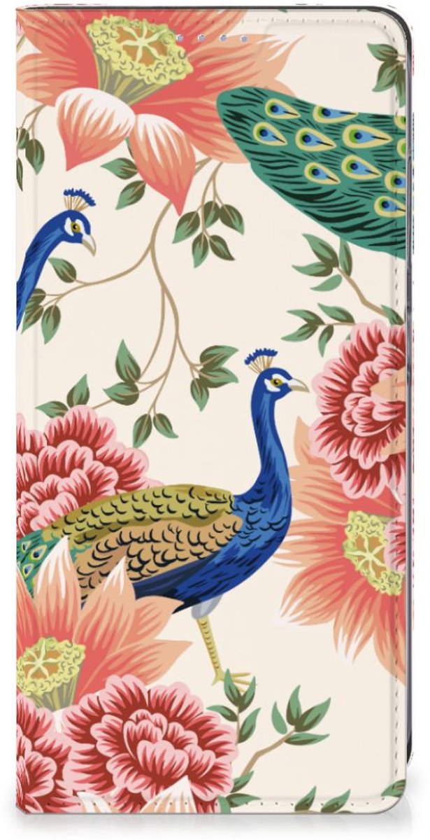 Hoesje maken voor Samsung Galaxy S24 Plus Pink Peacock