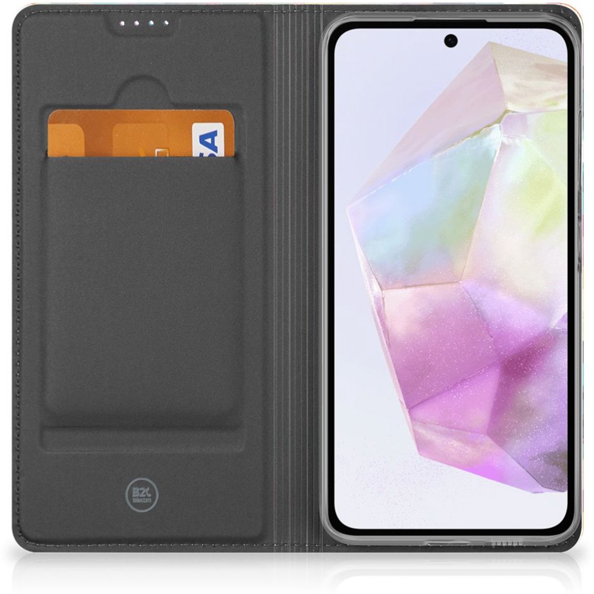 Samsung Galaxy A35 Hoesje met Magneet Geruit