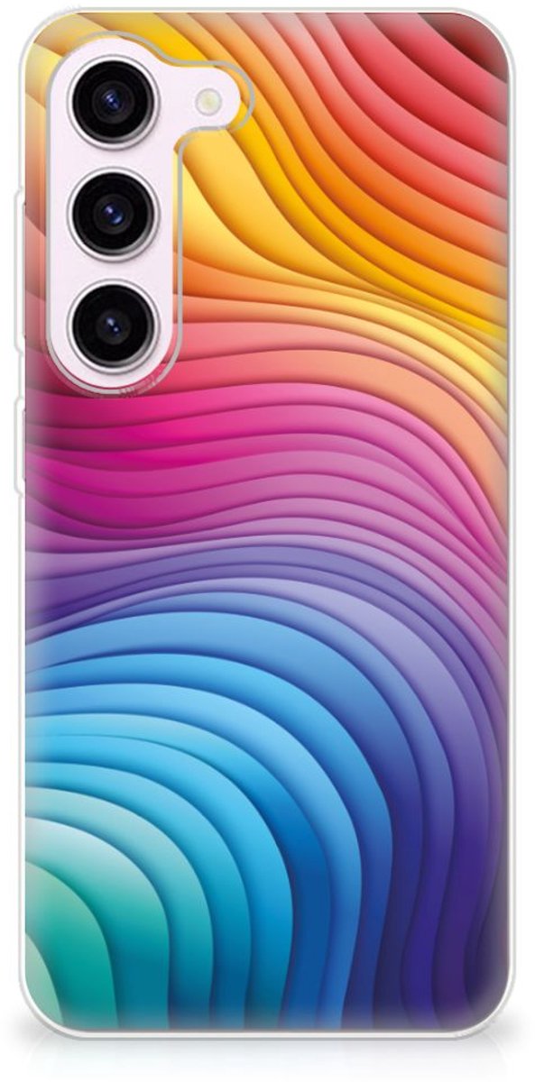 TPU Hoesje voor Samsung Galaxy S23 Regenboog