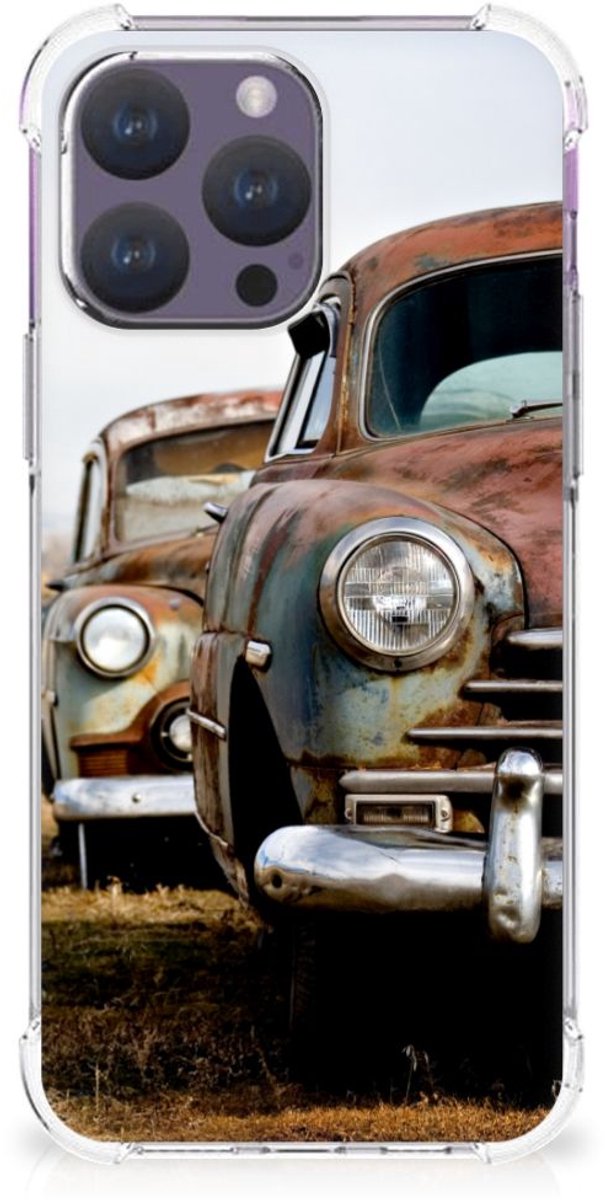 iPhone 15 Pro Max Anti-shock Hoesje met foto Vintage Auto