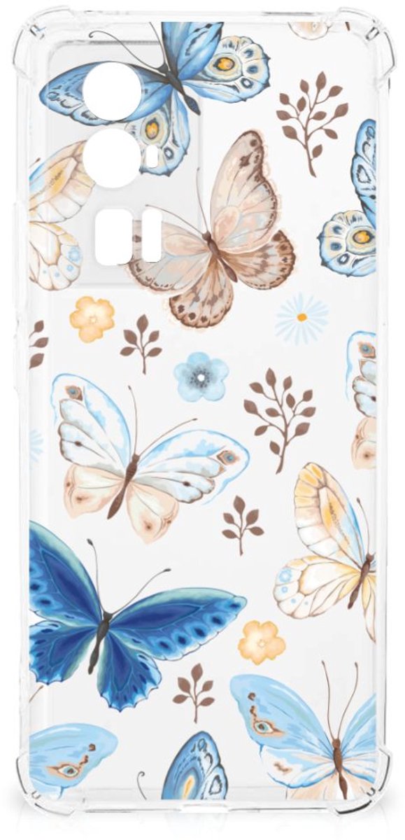 Case Anti-shock voor Xiaomi Poco F5 Pro Vlinder