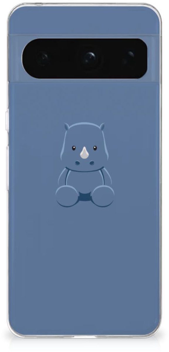 Google Pixel 8 Pro Telefoonhoesje met Naam Baby Rhino