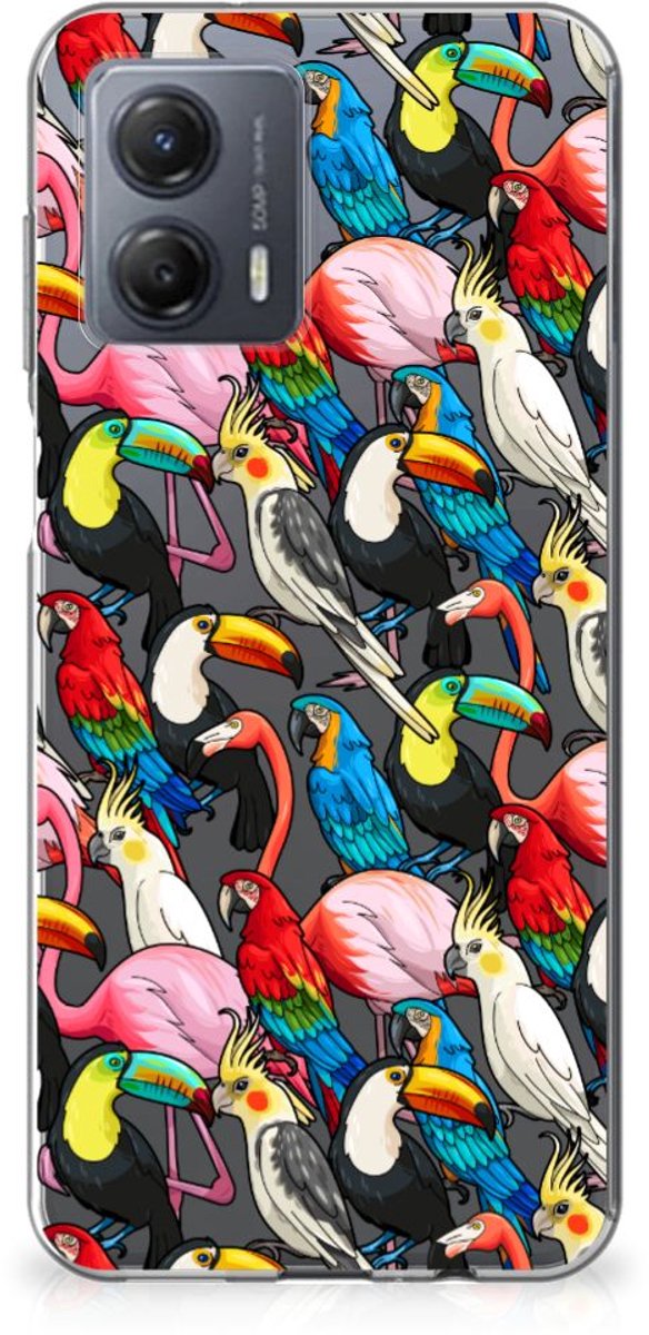 Motorola Moto G53 TPU Hoesje Birds