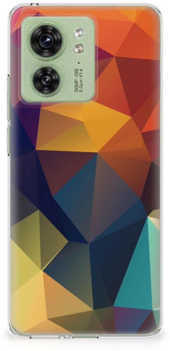 Motorola Edge 40 TPU Hoesje Polygon Color