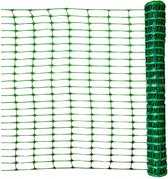 horizont easyLine mobiele hondenhek Camping, 25m lang, 105cm hoog, afgrenzingshek met 7 PVC-palen & dubbele punten, groen, hek voor honden, voor tuin