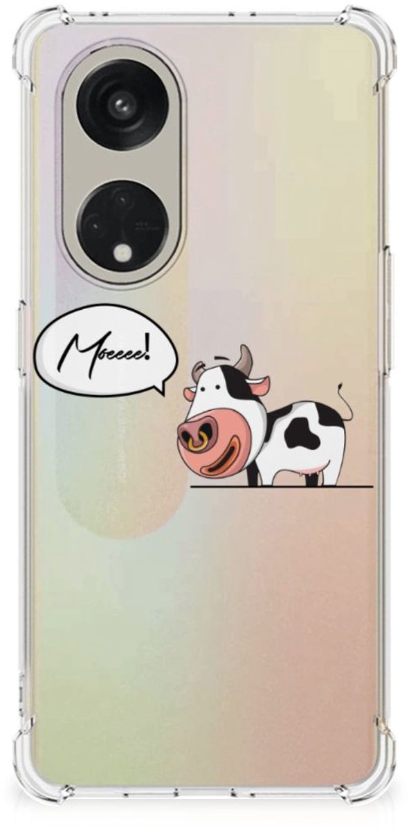 OPPO Reno8 T 5G Stevig Bumper Hoesje Cheeky Cow
