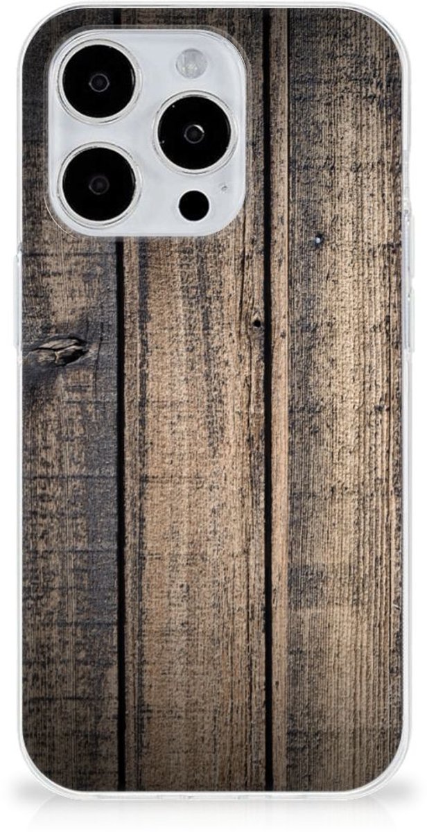 iPhone 15 Pro Bumper Hoesje Steigerhout