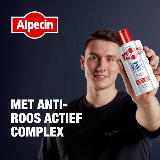 Alpecin Dandruff Killer Anti Roos Shampoo 6x 375ml | Effectief verwijdert en voorkomt roos | Haarverzorging voor mannen Made in Germany