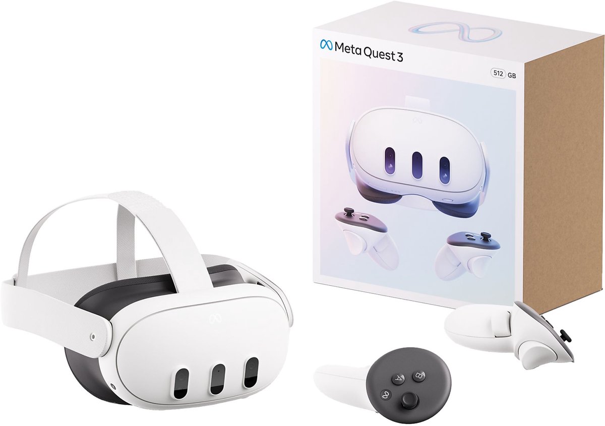 霖　メタクエスト3 512GB Oculus Meta Quest 3 Headset - VR - 512GB | bol