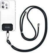 Cordon téléphonique Universel - Chaîne téléphonique - Cordon téléphonique Ajustable - 150 CM - Zwart