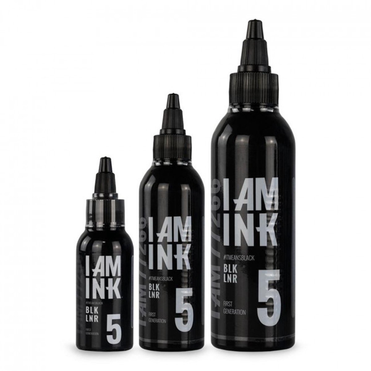 I AM INK - First Generation - #5 Black Liner 50ml - Tattoo Ink