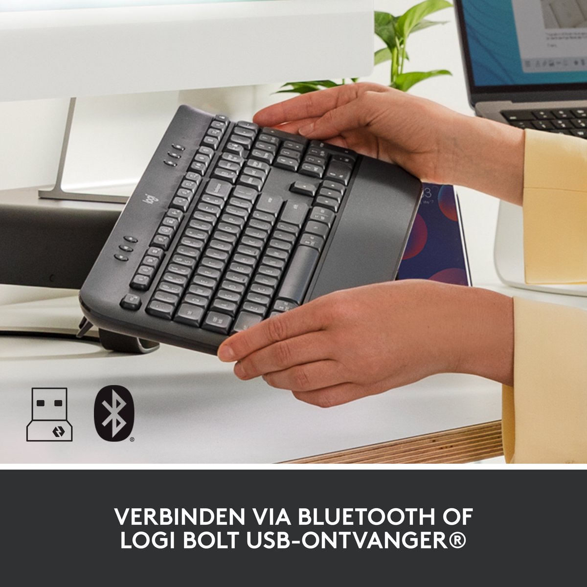 Logitech Signature K650 Draadloos Toetsenbord met Polssteun thumbnail 3
