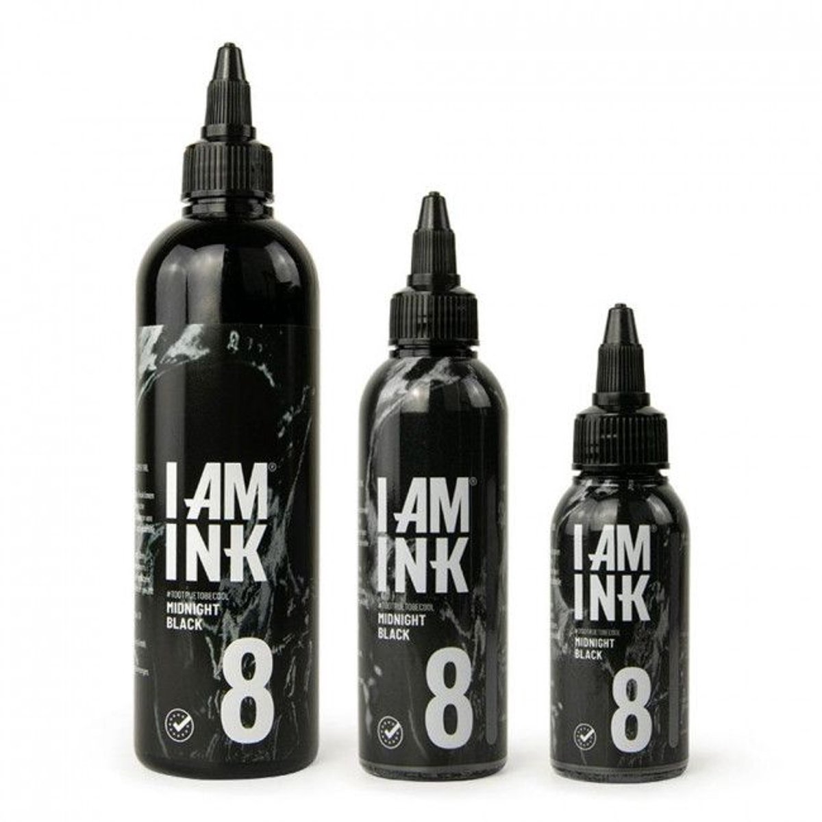 I AM INK - Second Generation - #8 Midnight Black 100ml - Tattoo Ink