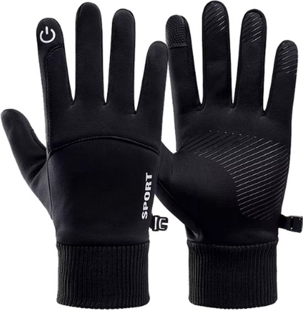 Winter handschoenen - Waterdichte handschoenen - Winddichte Handschoenen - Touchscreen Handschoenen - Anti Slip - Dames & Heren - Zwart - XL