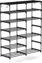 Songmics Schoenenrek Met 10 Niveaus, 28 X 88 X 160 C Schoenenkast Schoenenopberger Met Stofkap Schoenenopberger Voor Hoge Hakken Sportschoenen Metalen Frame Grijs Rxj36g 1192263548 Songmics Schoenenrek Met 10 Niveaus, 28 X 88 X 160 C Schoenenkast Schoenenopberger Met Stofkap Schoenenopberger Voor Hoge Hakken Sportschoenen Metalen Frame Grijs Rxj36g 1192263548