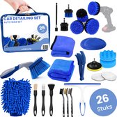 Jaxavo Auto Was Set - 26-Delig - Interieur & Exterieur - Car Detailing set - Incl. Opbergtas - Auto wassen