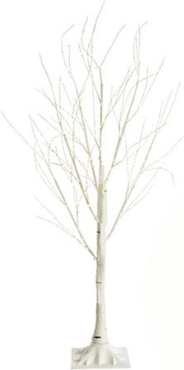 Kunstboom met verlichting - Berkenboom - 150 cm - 120 LEDS - Koel wit licht