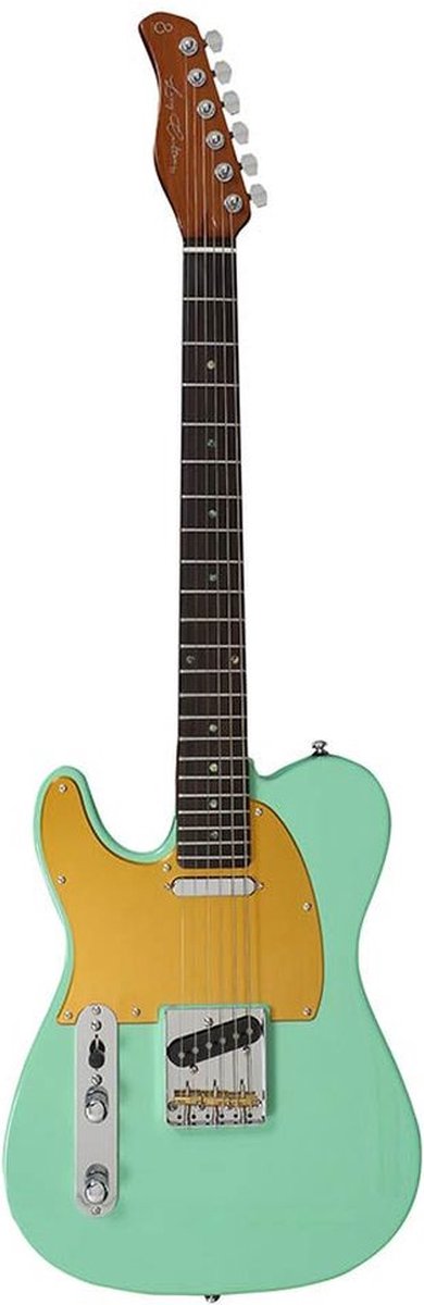 Sire Guitars T7L/MLG Linkshandige elektrische gitaar T-stijl mild groen