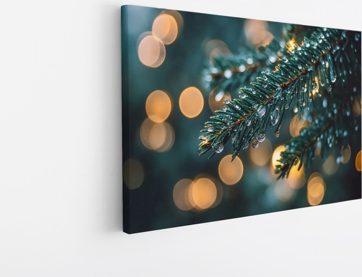 Saammp Canvas Schilderij - Natuur - Planten - landschap - 100x75 - Foto op canvas - Wanddecoratie - Muurdecoratie Woonkamer - Slaapkamer decoratie - Canvas Print Multicolor