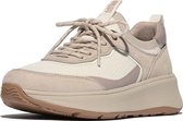 FitFlop F - Baskets à lacets à plateforme en daim/ Baskets pour femmes Mode BEIGE - Taille 36