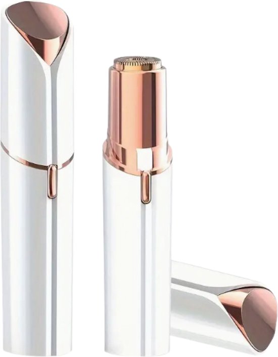 ARAMO® - Gezichtshaarverwijderaar voor Vrouwen, USB Oplaadbaar, Wenkbrauw-, Lichaams- en Gezichtshaartrimmer - Wit.