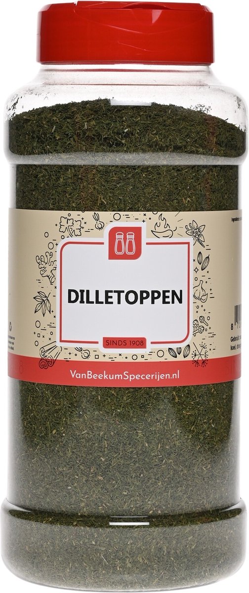 Goedkoopste Van Beekum Specerijen - Dilletoppen - Strooibus 140 gram