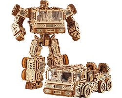 Wood Trick - Modelbouw 3D houten puzzel - Transformer Robot en Truck - Timbertron Ultima (WDTK097) - 1212 stuks - Geen lijm noch verf nodig