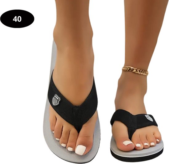 TOM FORD Teenslippers met logoplakkaat Zwart TOM FORD Teenslippers met logoplakkaat Zwart