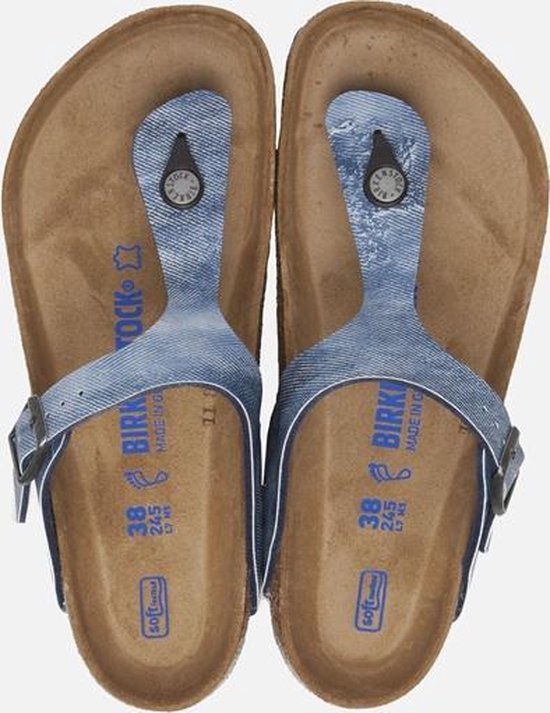 Birkenstock Gizeh slippers blauw - Maat 43 | bol.com