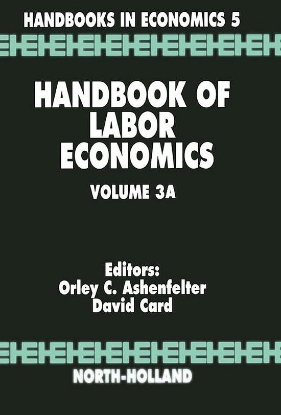 Handbook of Labor Economics - cover