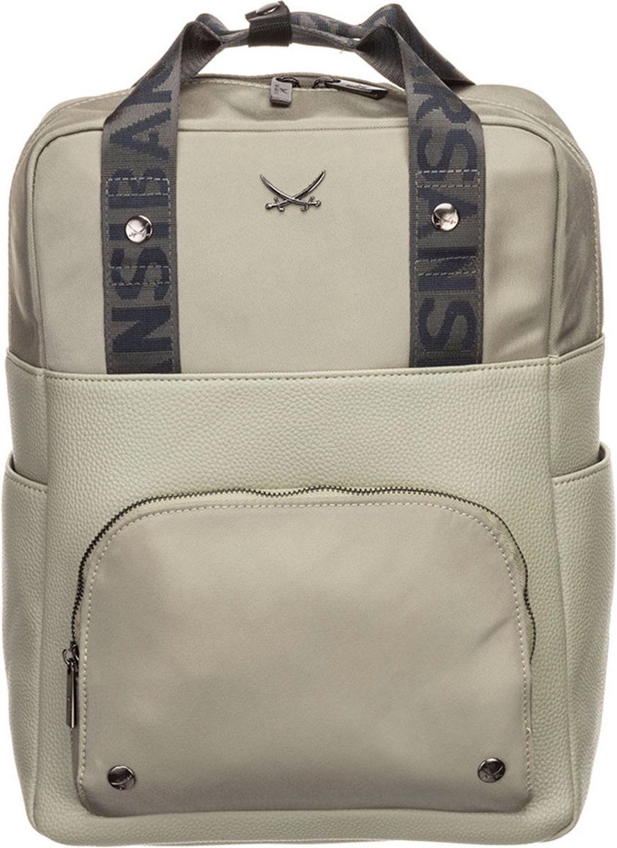 Sansibar Vrije tijd rugzak Rugzak met laptopvak Backpack Jade Kaki