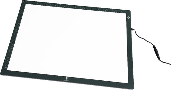 Light Box Daylight Wafer 2 A3 | 5.5W LED Dimmabile | Tavolo Luminoso Per Disegno, Cucito, Crafts