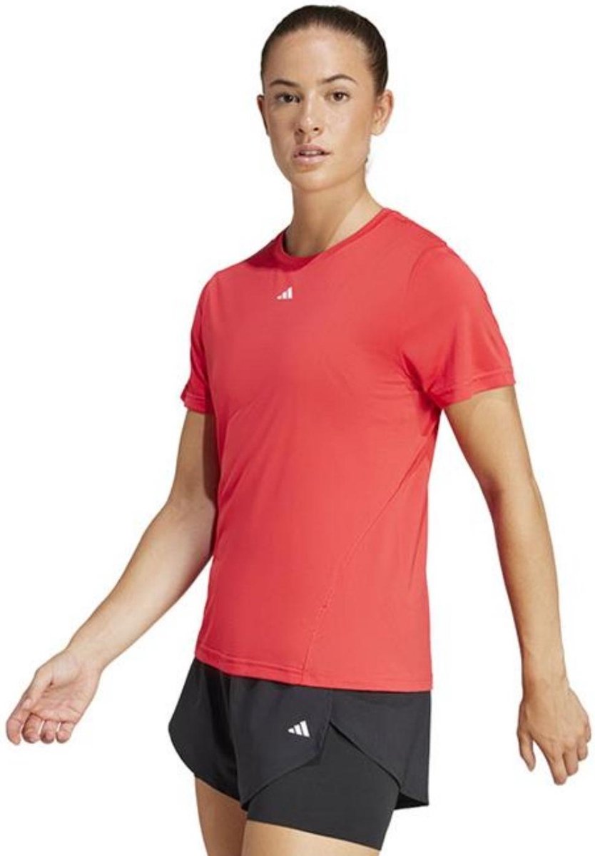 Adidas WTR D4T T Sportshirt Dames S Rood