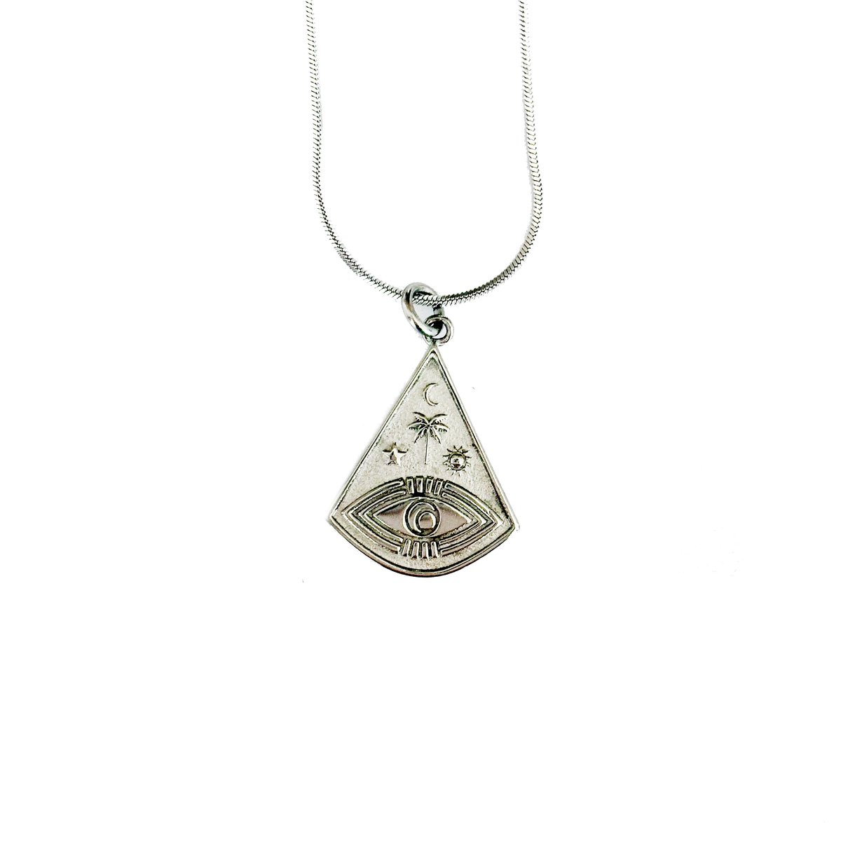 Laguna Treasures Jewellery - Ketting Oceaan Ocean Eye - Zilver - Verguld - Snake ketting - Halsketting - Sieraden - Surf