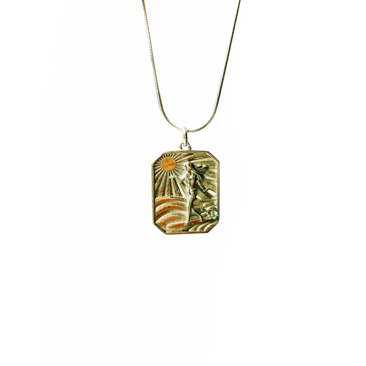 Laguna Treasures Jewellery - Ketting Oceaan Surfgirl - Zilver - Verguld - Snake ketting - Halsketting - Sieraden - Surfgirl - Surf