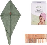 JLDFV Microvezel haardrogende handdoek wrap, 2 stuks