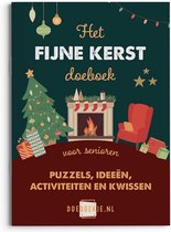 Fijne Kerst Doeboek voor ouderen - puzzelen, spelletjes, activiteiten, creatief - terug naar vroeger - cadeau voor opa en oma