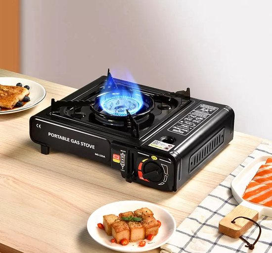 Portable GAS Stove - Camping kooktoestel - Kookbrander - Outdoor Camping Cooking Fireplace - Gasbranders - kookstel - Draagbaar Gasfornuis - Barbecue Camping BBQ van Merkloos — afbeelding 4