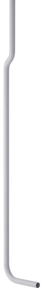 Geberit spoelbocht - voor hoge opstelling - L - 156x24cm - wit