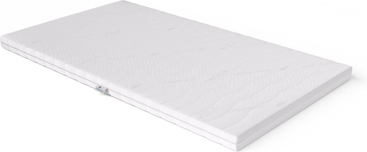 160x200 Topmatras - 9cm dik - HR 45 Bamboe - Afritsbaar en wasbaar - Topper Matras Topdek - Climate Motion Control
