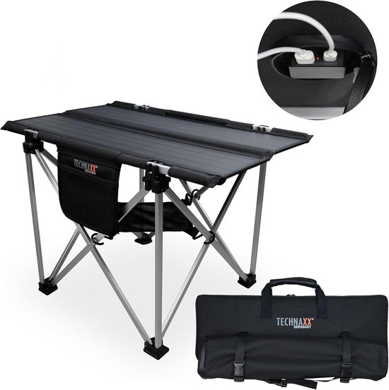 Travellife Iver tafel lounge walnut 90