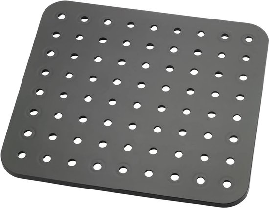 FACKELMANN Transparante gootsteeninleg 30 x 30 cm, kunststof, 30 x 30 x 0,5 cm