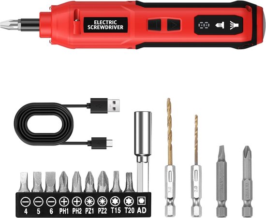 Accuschroevendraaierset mini 3,6 V – Oplaadbare elektrische