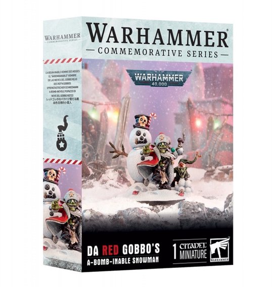 Warhammer 40,000 40K - Série Commémorative - Le Snowman A-Bomb-Inable de Da Red Gobbo - 50-69 - EXCLUSIF POUR LES VACANCES 2024 COMPLET