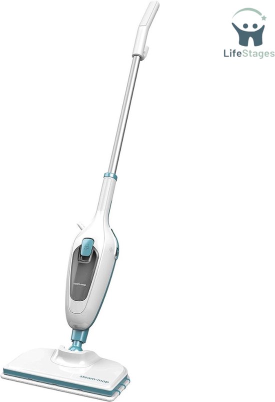Black Decker FSM13E1 Steam Brush Steam Mop, Basic (Steam Cleaner for Hygienic, Thorough Beauty, Removable Handle, Easy Operation, Includes 1 Microfibre Pad), 1300 W