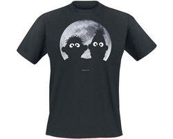 Sesame Street Ernie & Bert - Moonnight T-shirt zwart L Heren
